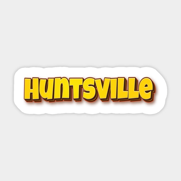 Huntsville Sticker by ProjectX23Red